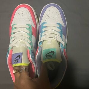 Nike Womans "Cotton Candy" Low Top Dunks